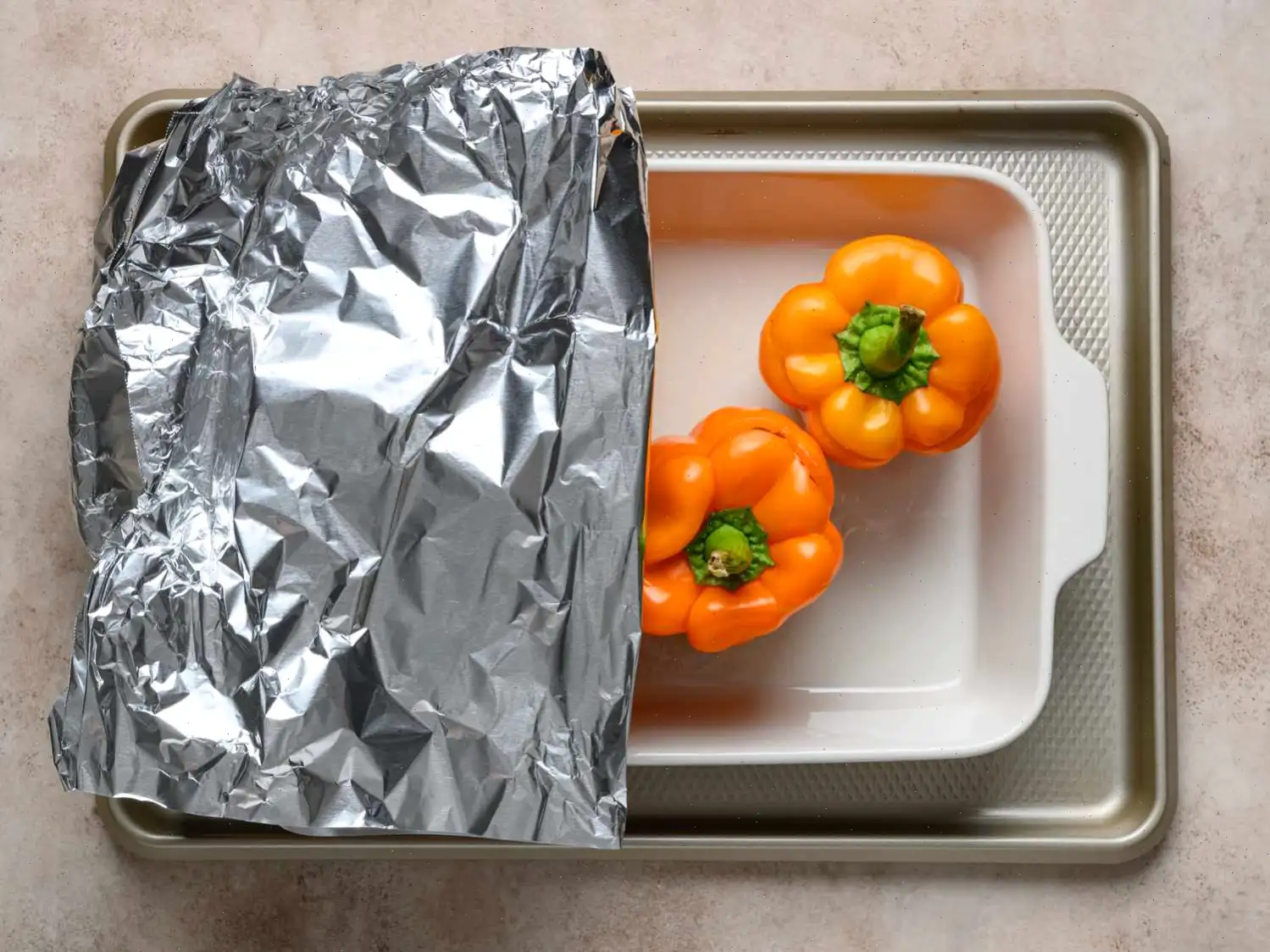 Jack-o'-Lantern Stuffed Peppers Recipe