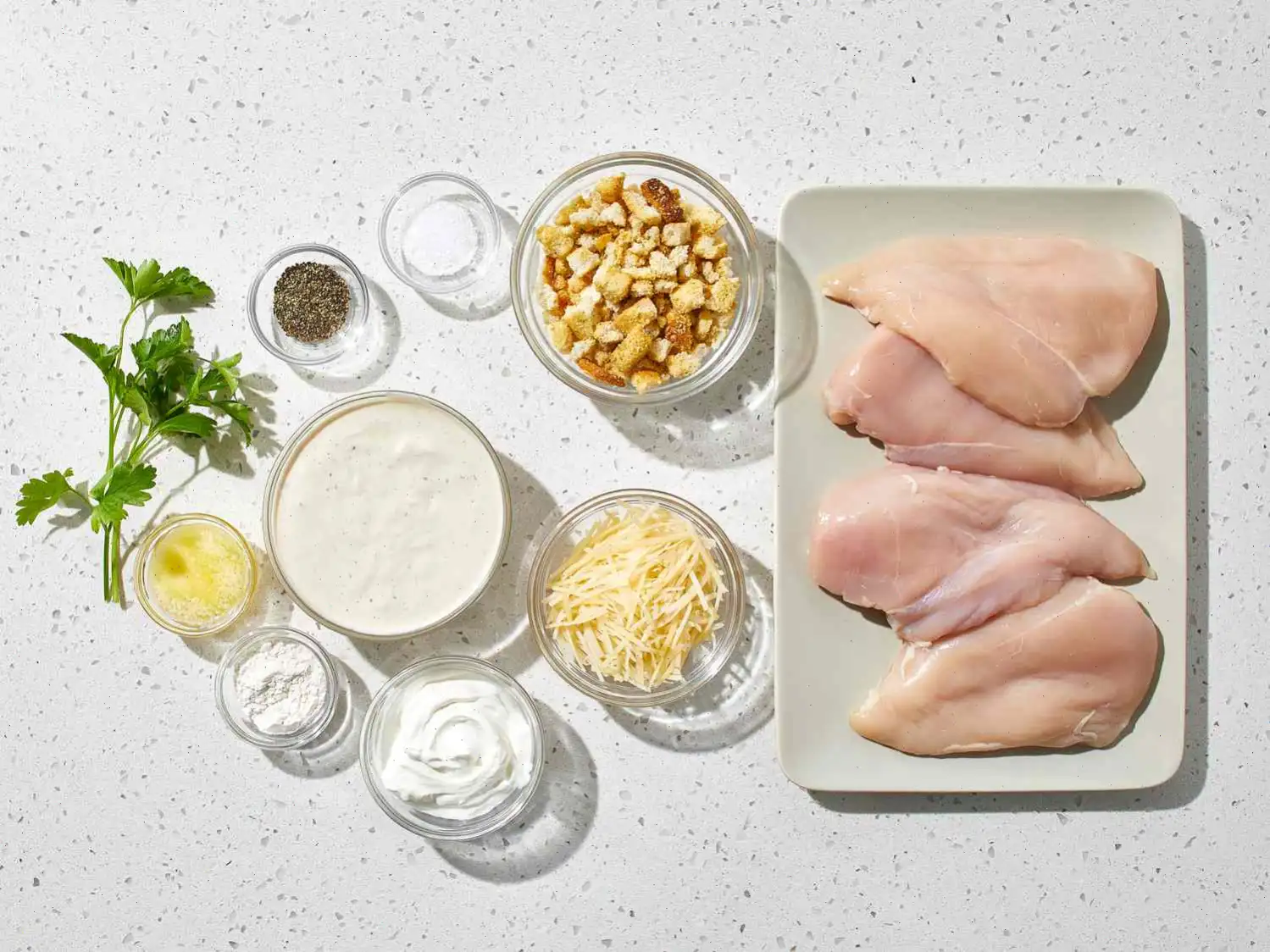 Baked Caesar Chicken Recipe