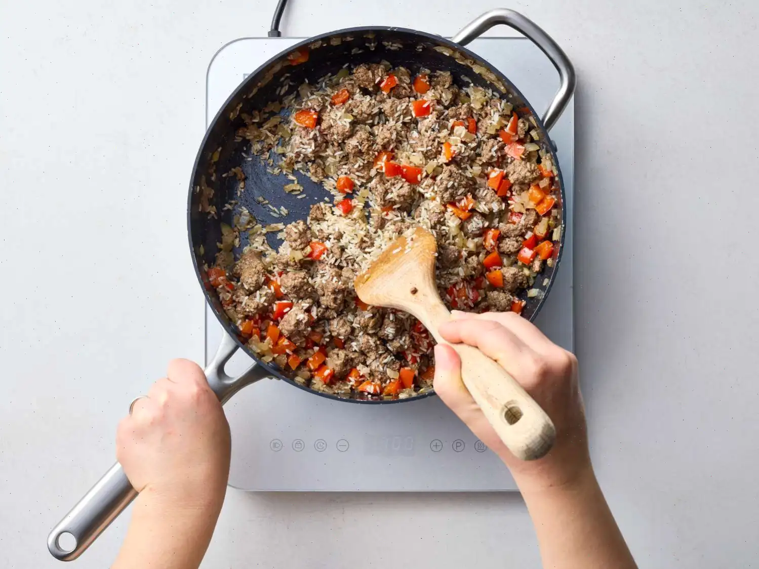 Ground Beef and Rice Skillet Recipe