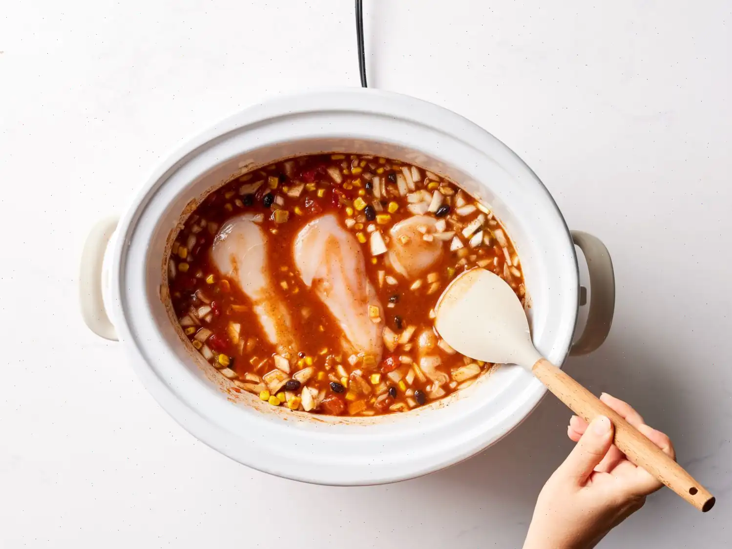 Slow Cooker Chicken Taco Soup Recipe