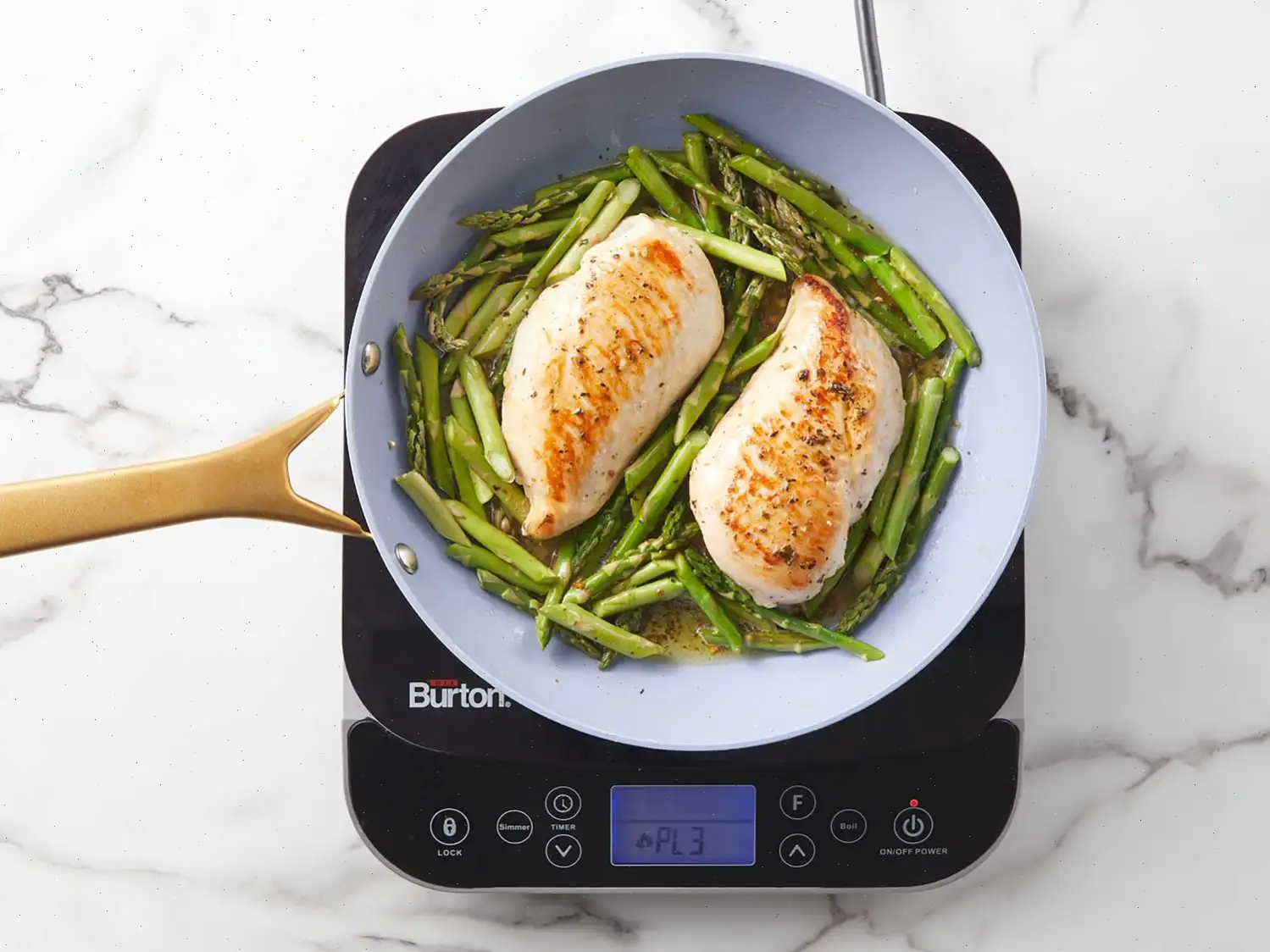 Chicken, Asparagus, and Mushroom Skillet Recipe