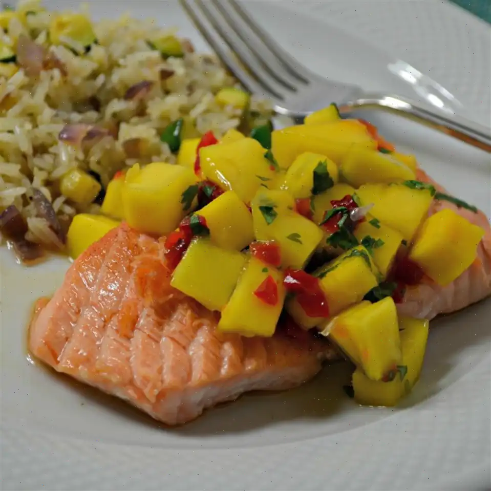 Chef John's Salmon Mango Bango Recipe