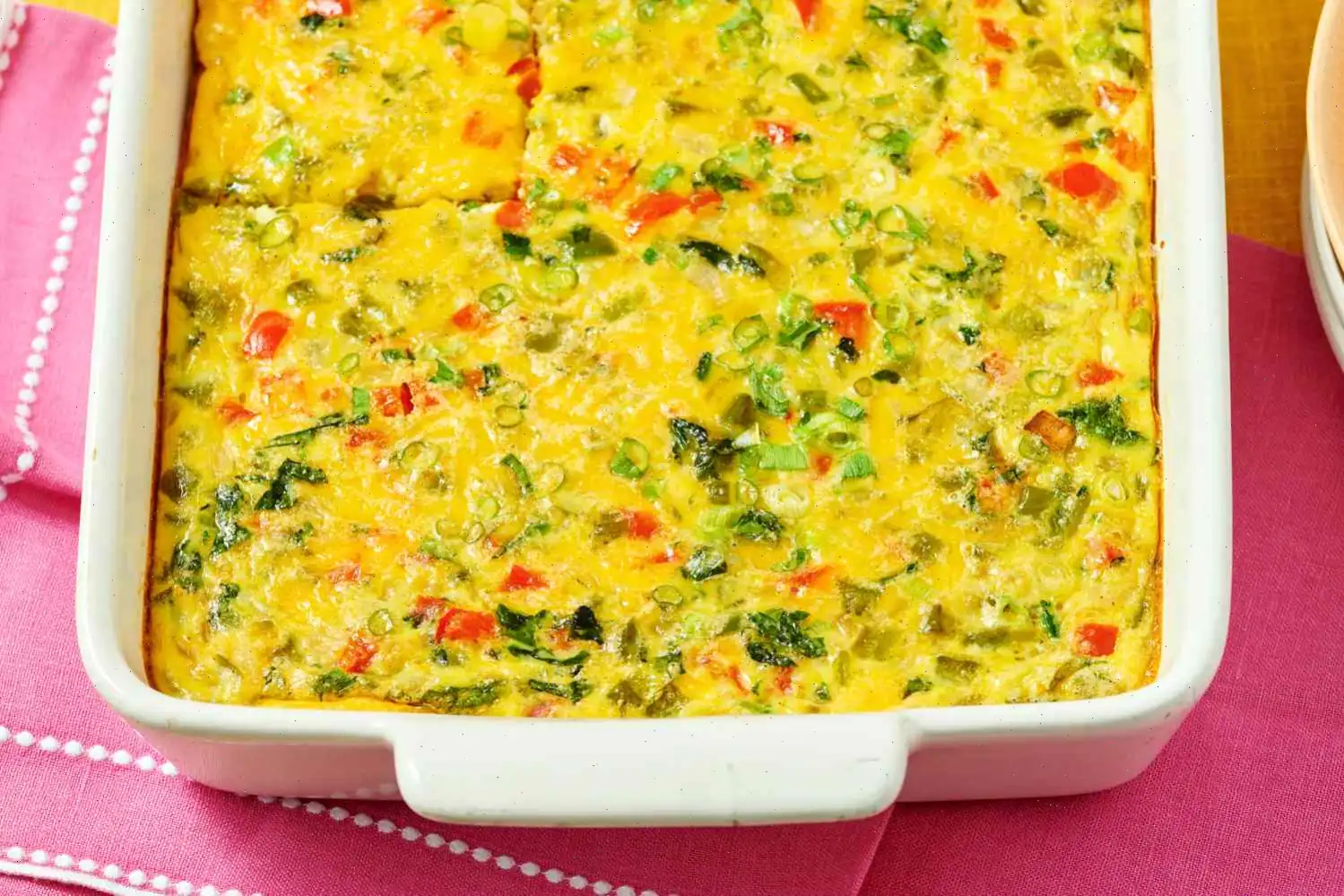Veggie Breakfast Egg Bake Recipe