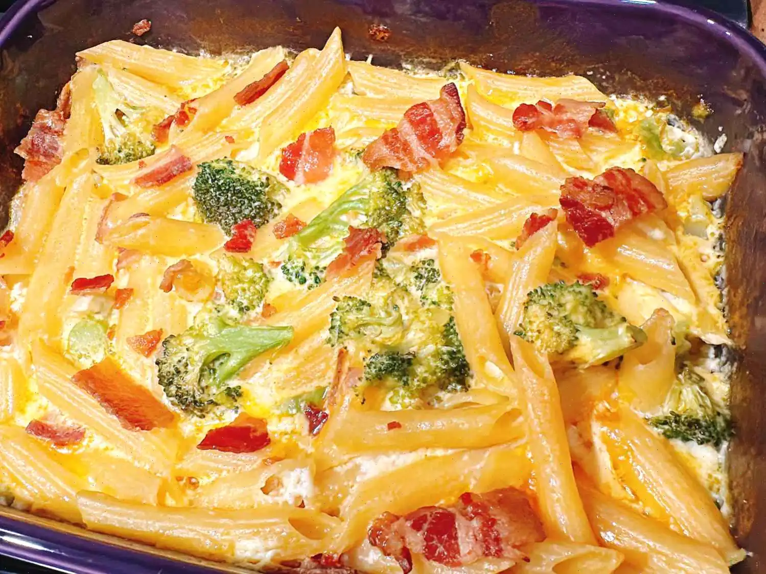 Bacon Broccoli Pasta Bake Recipe
