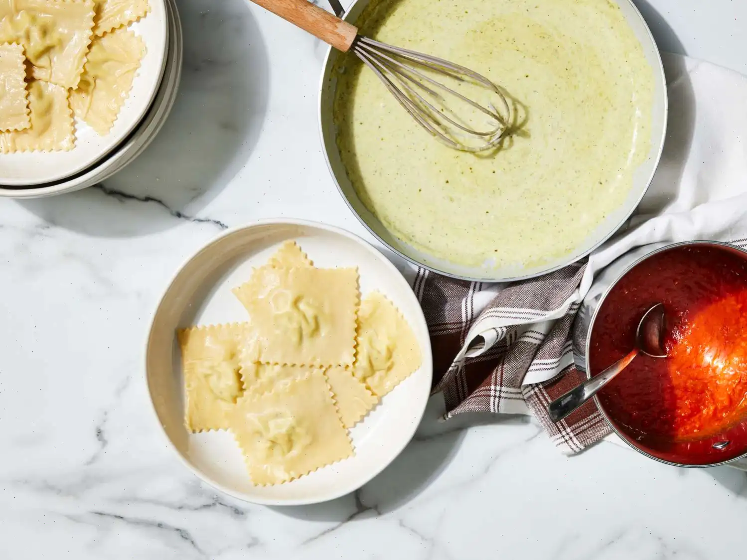 Homemade Four Cheese Ravioli Recipe