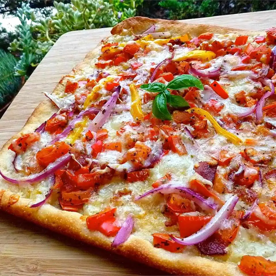 Tomato Bacon Squares Recipe