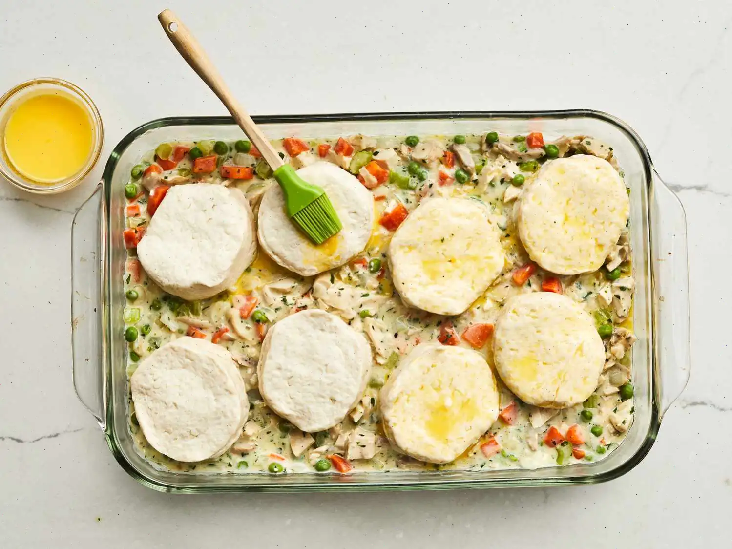 Mom's Fabulous Chicken Pot Pie with Biscuit Crust Recipe