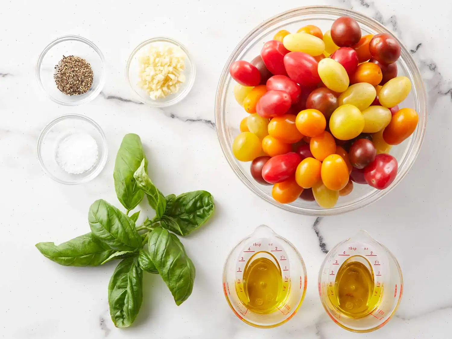 Sautéed Cherry Tomatoes with Garlic and Basil Recipe