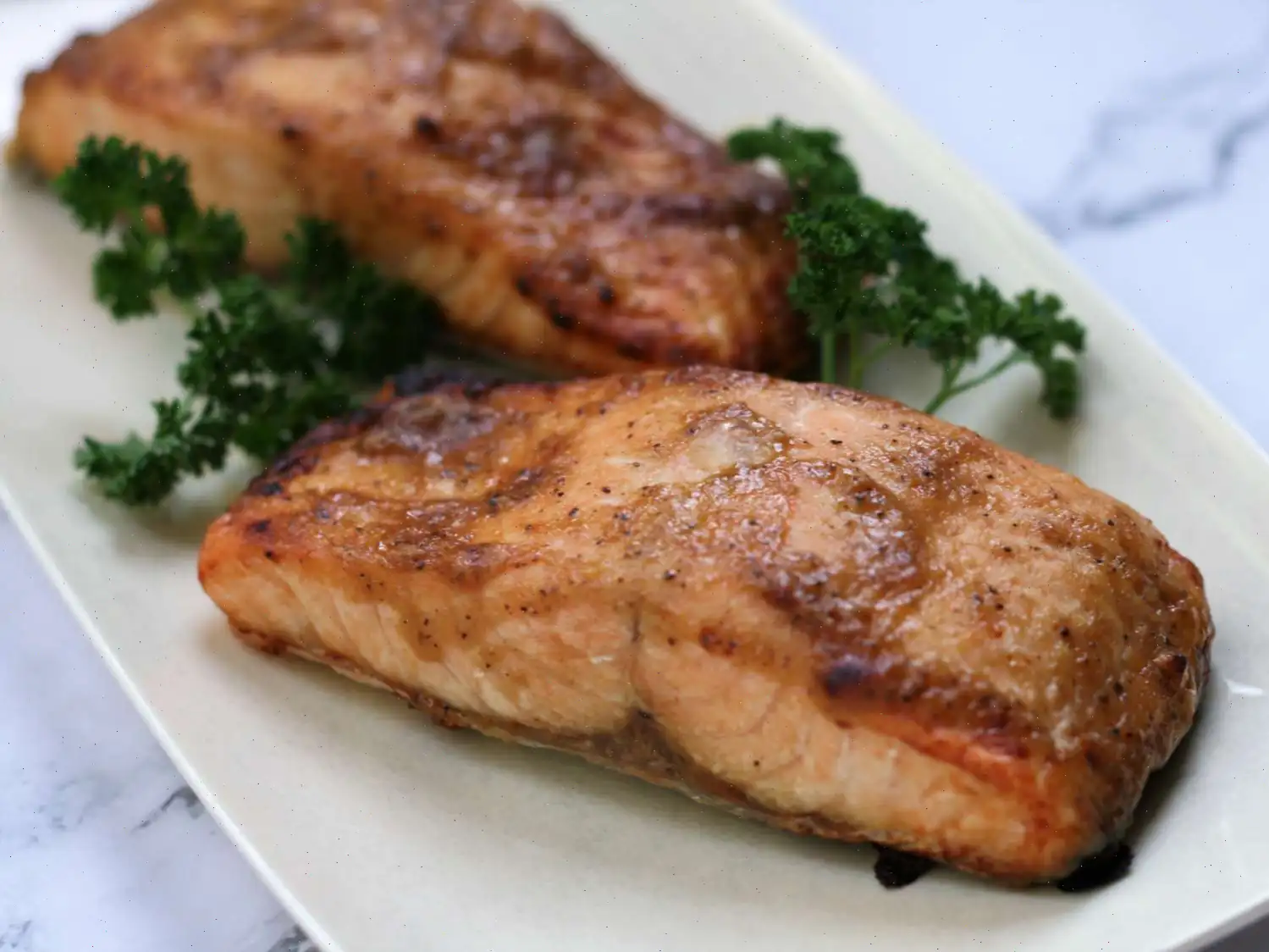 Air-Fried Frozen Salmon Recipe