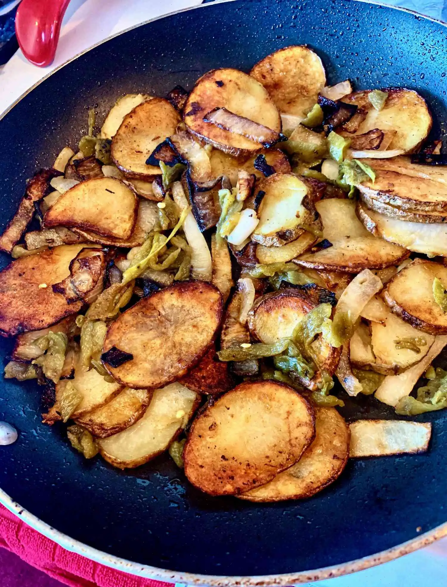 Country Fried Potatoes with Hatch Chiles Recipe