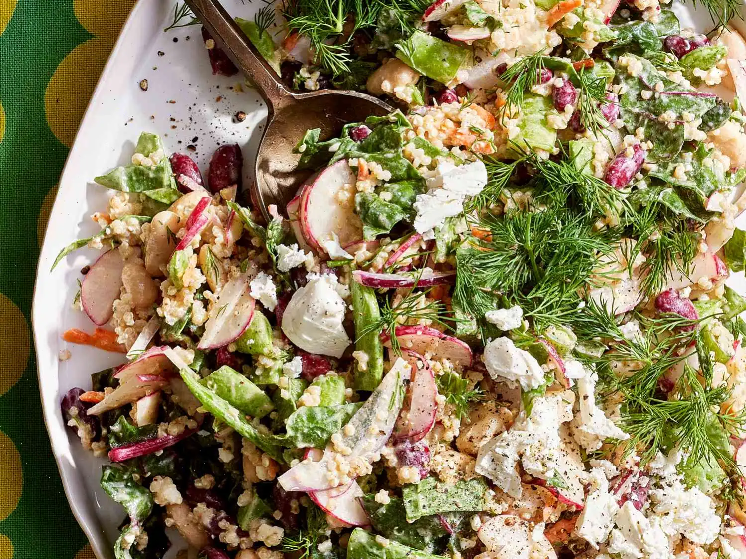 Crunchy Radish and Two-Bean Salad Recipe