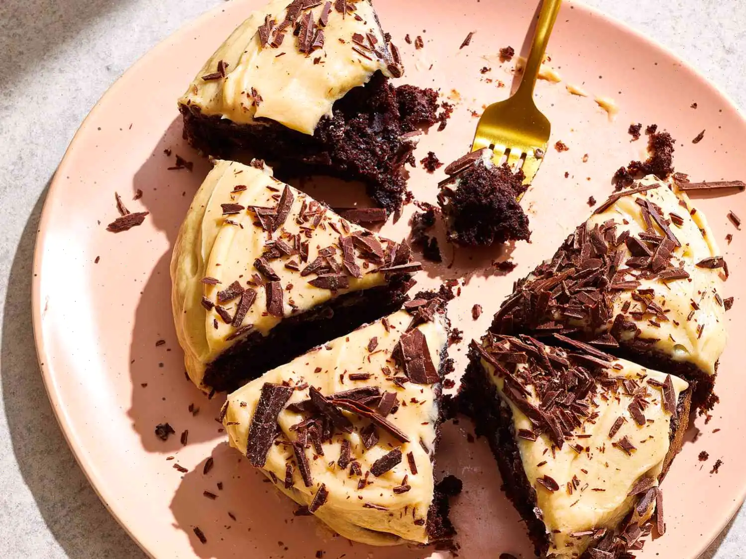 Air Fryer Mini Dark Chocolate Cake with Brown Butter Frosting Recipe