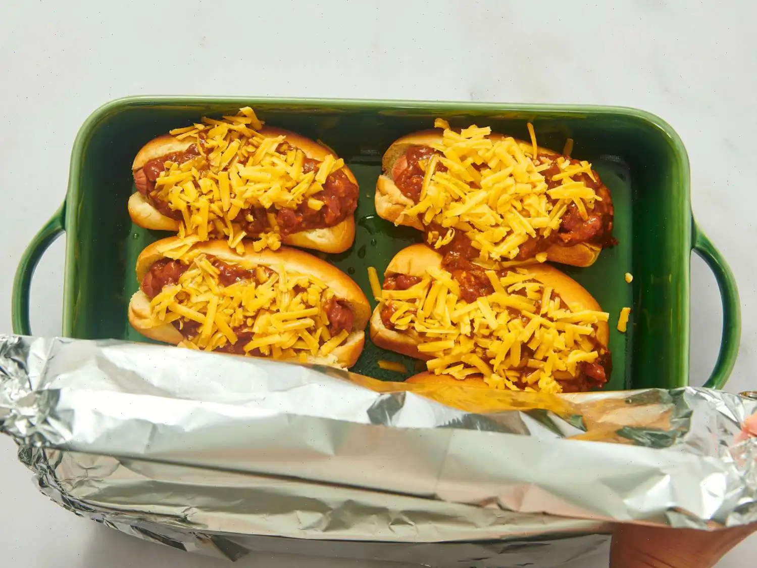 Baked Chili Hot Dogs Recipe