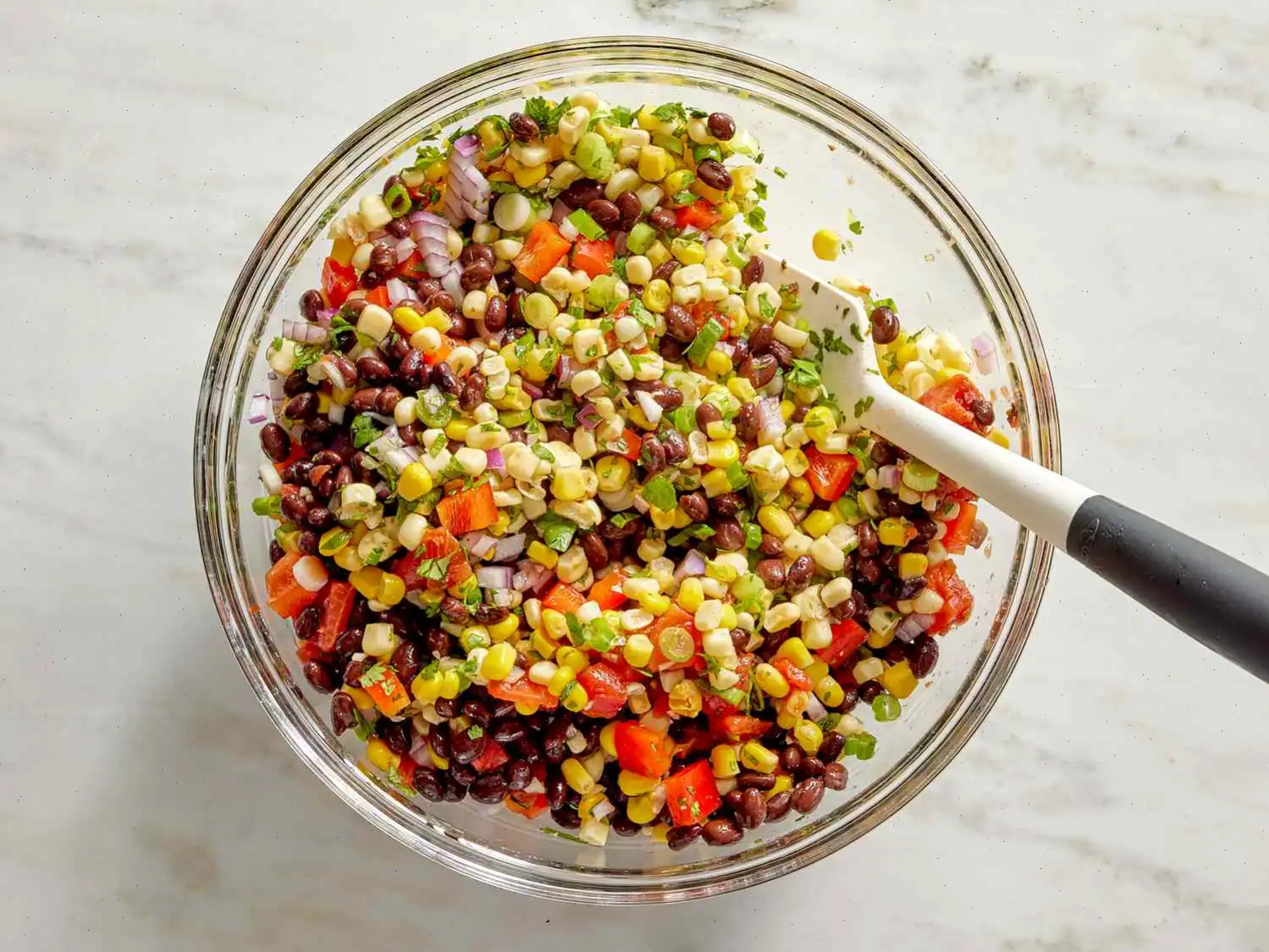 Heather's Cilantro, Black Bean, and Corn Salsa Recipe