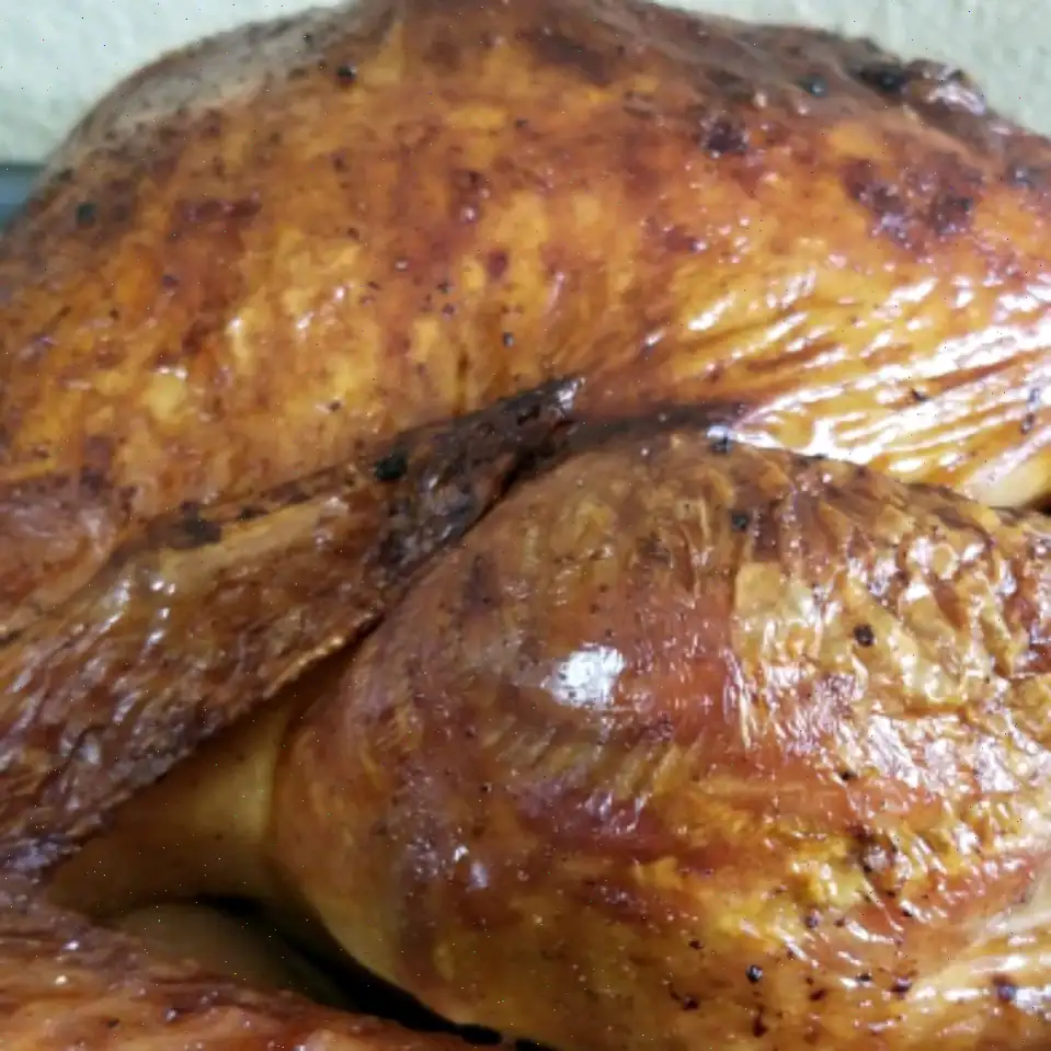 Brined and Roasted Whole Turkey Recipe