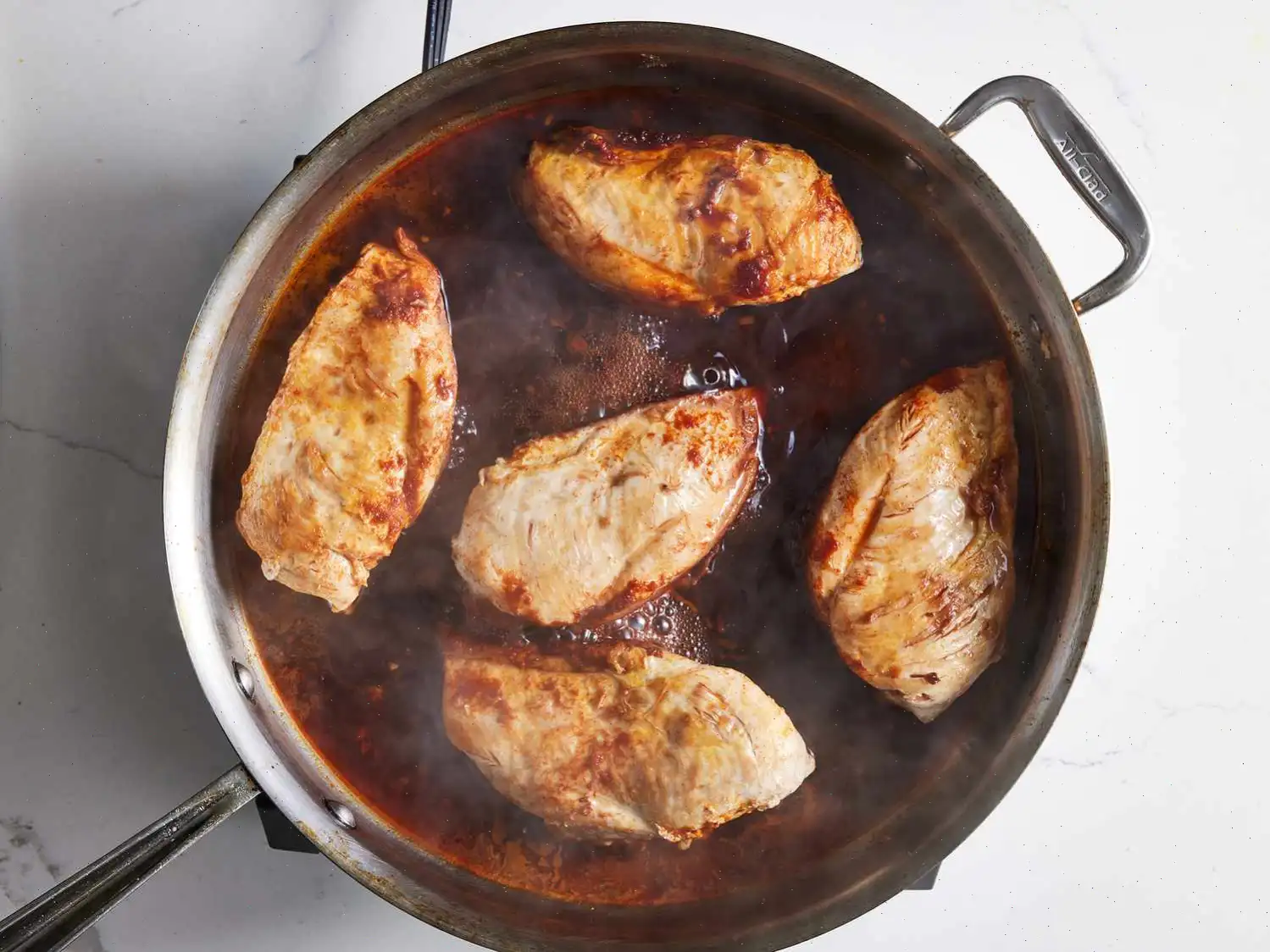 Chicken and Red Wine Sauce Recipe