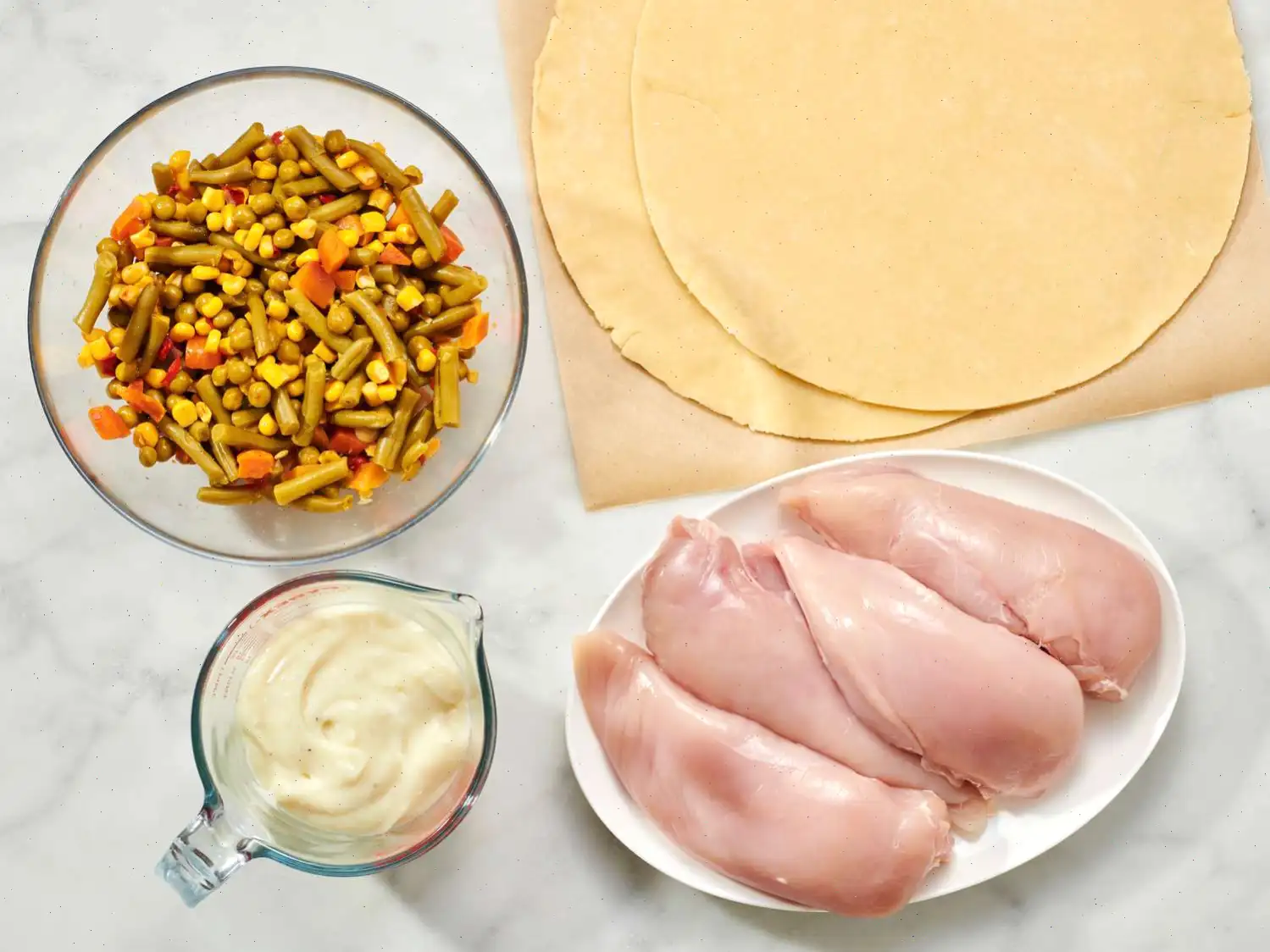 4-Ingredient Chicken Pot Pie Recipe