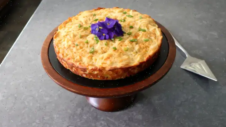 Savory Mac and Cheese Cake Recipe