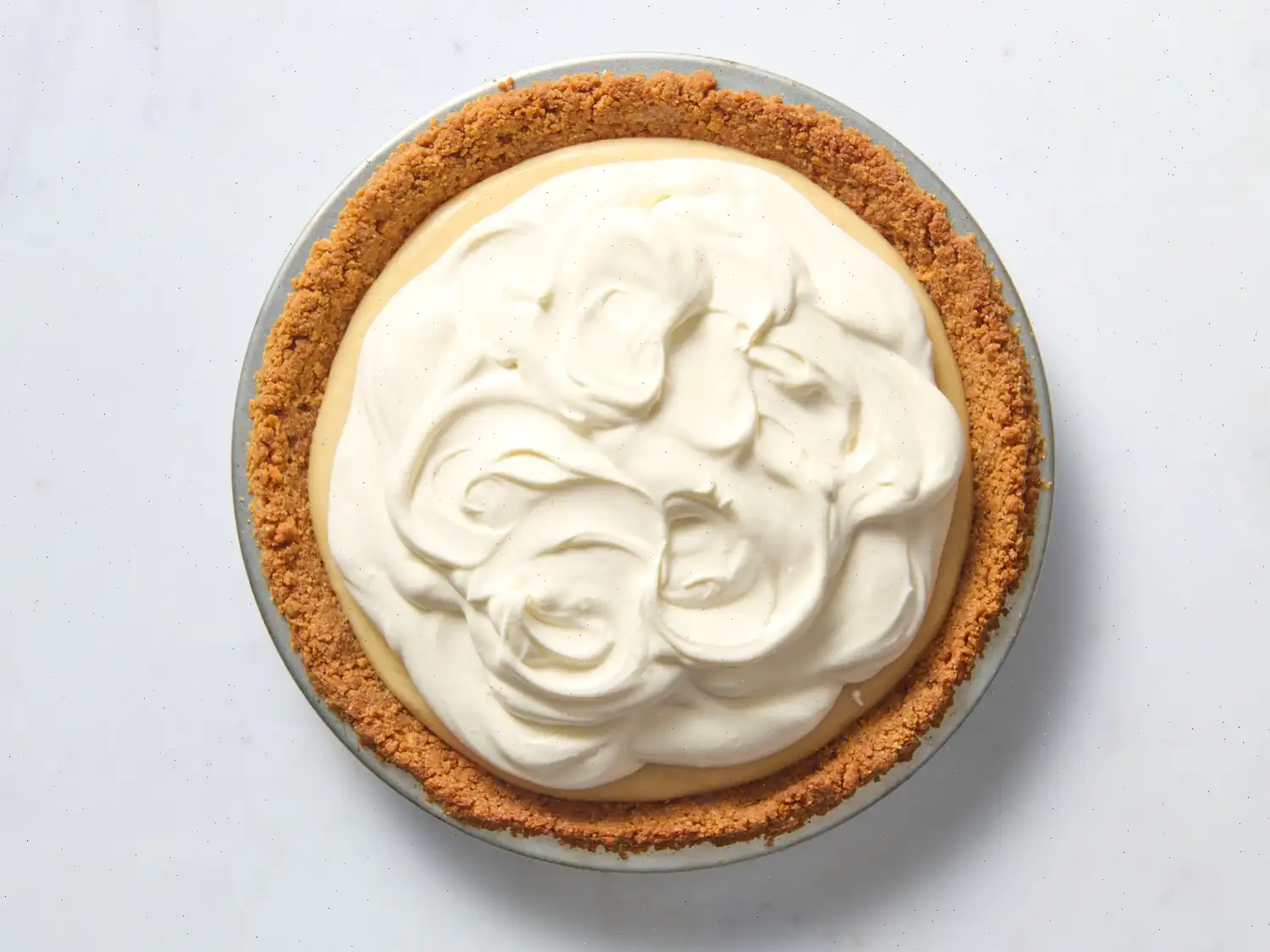 Eggnog Cream Pie with Gingersnap Crust