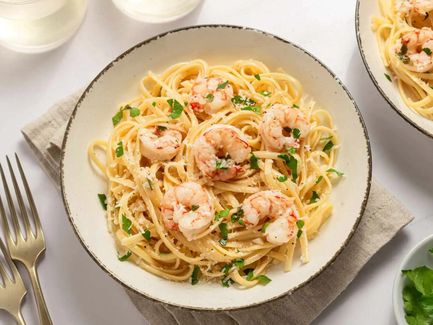 Garlic Shrimp Linguine Recipe
