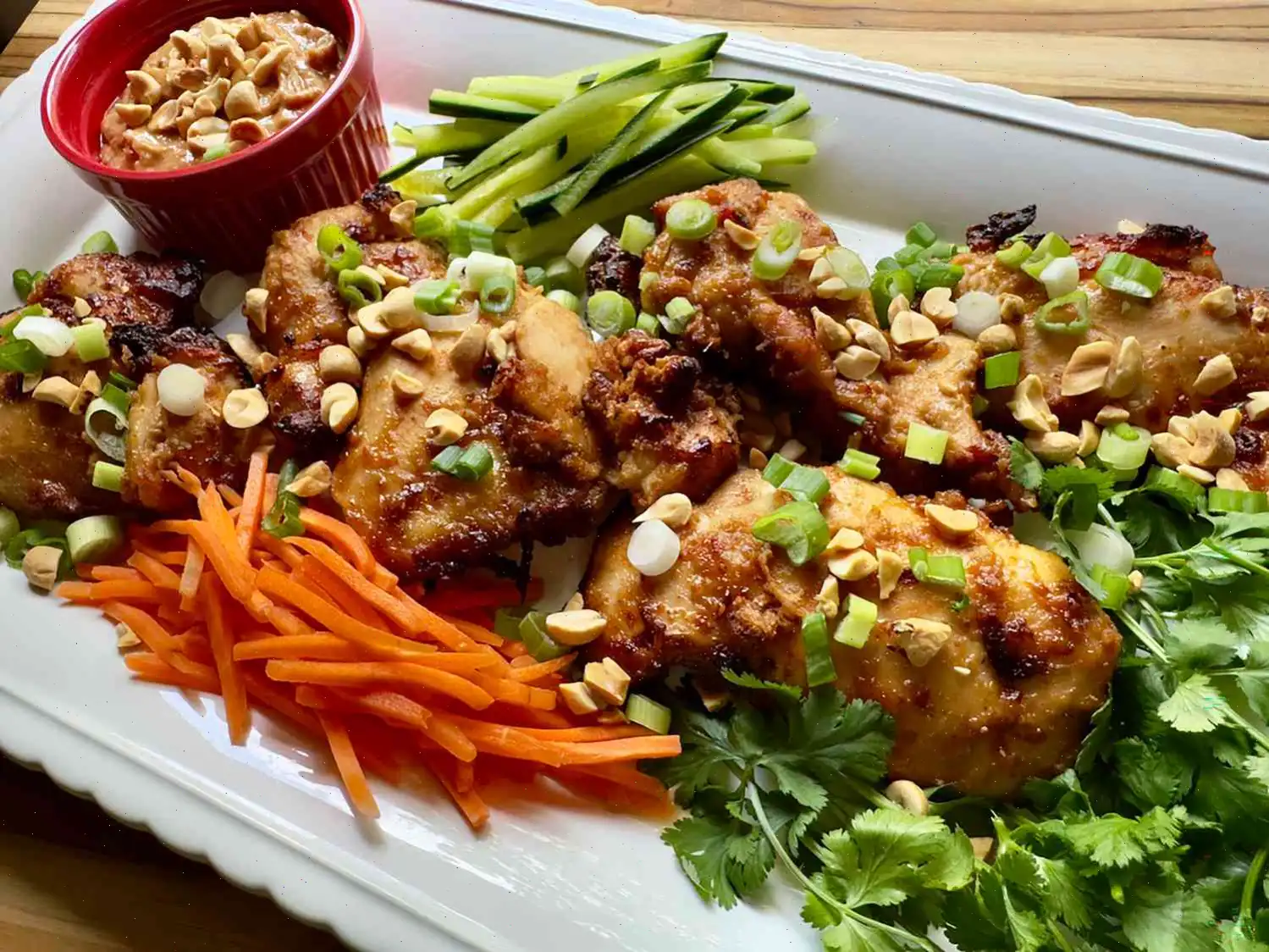Air Fryer Peanut Chicken Recipe