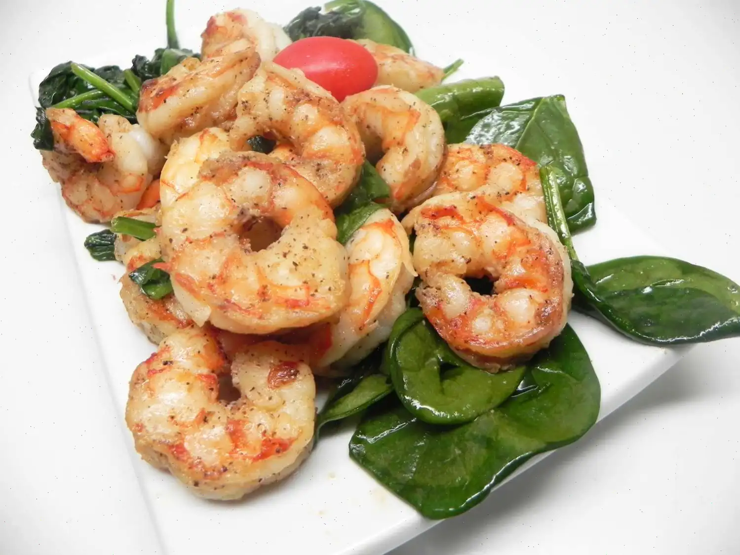 Sautéed Shrimp with Spinach Recipe