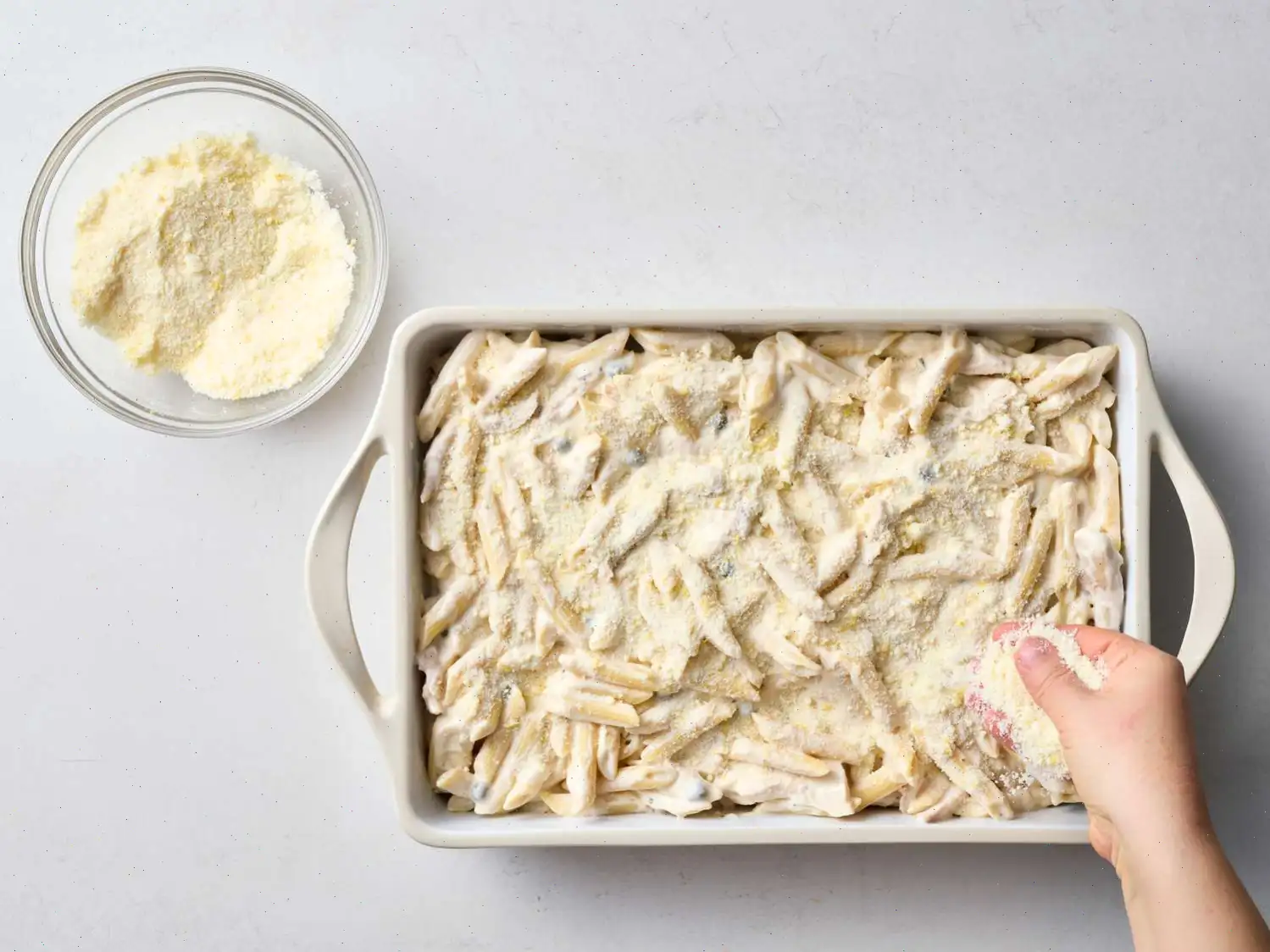 Creamy Chicken Piccata Pasta Bake Recipe