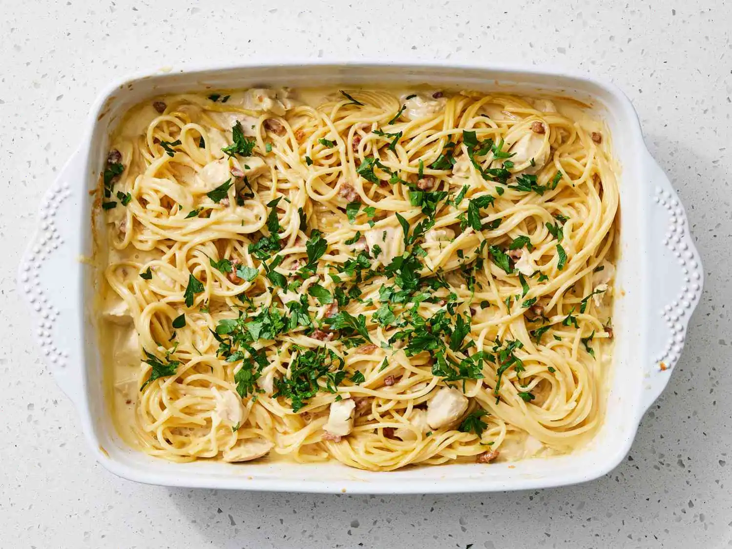 Chicken Carbonara Pasta Bake Recipe