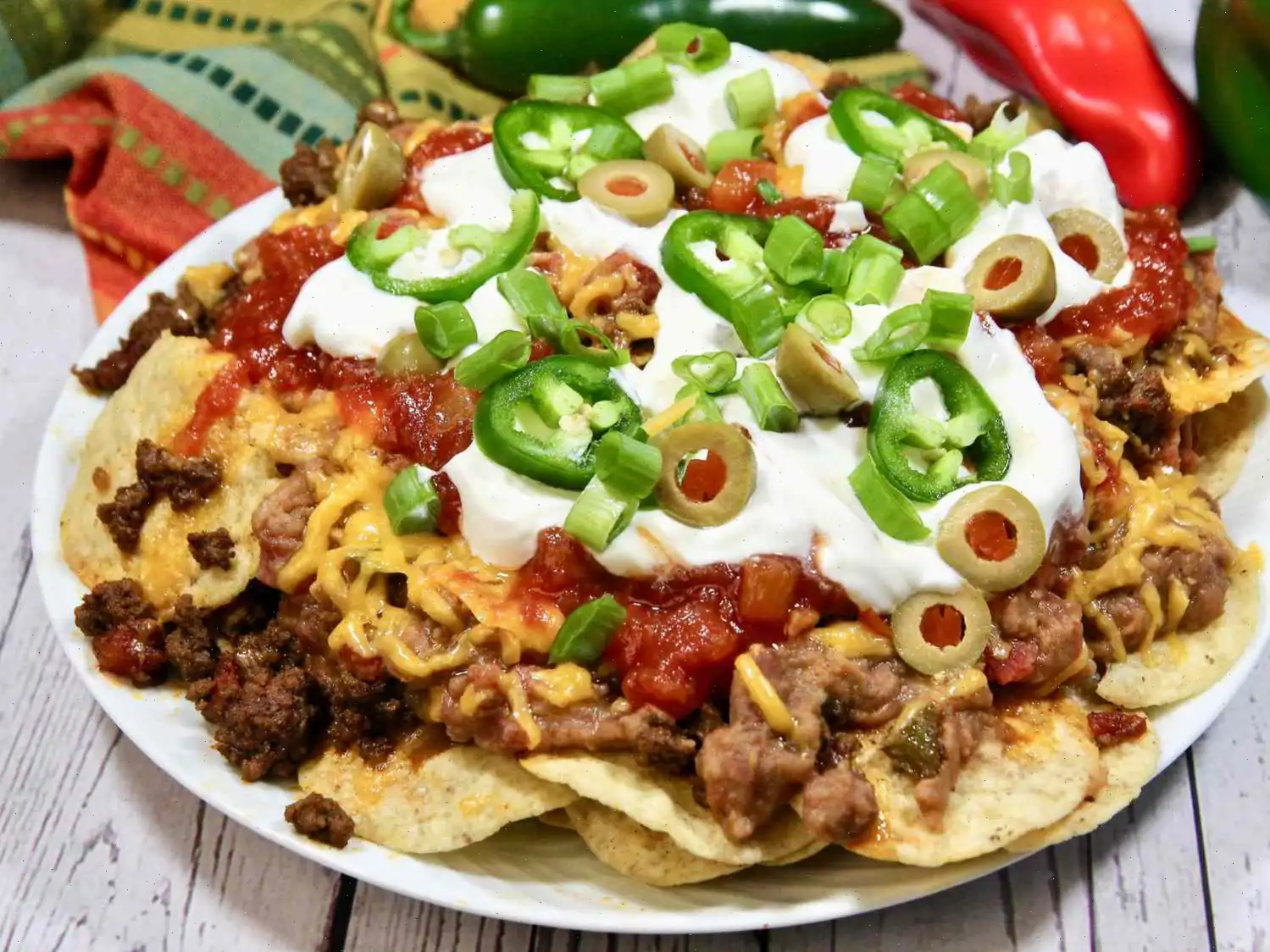 Loaded Beef Nachos Recipe