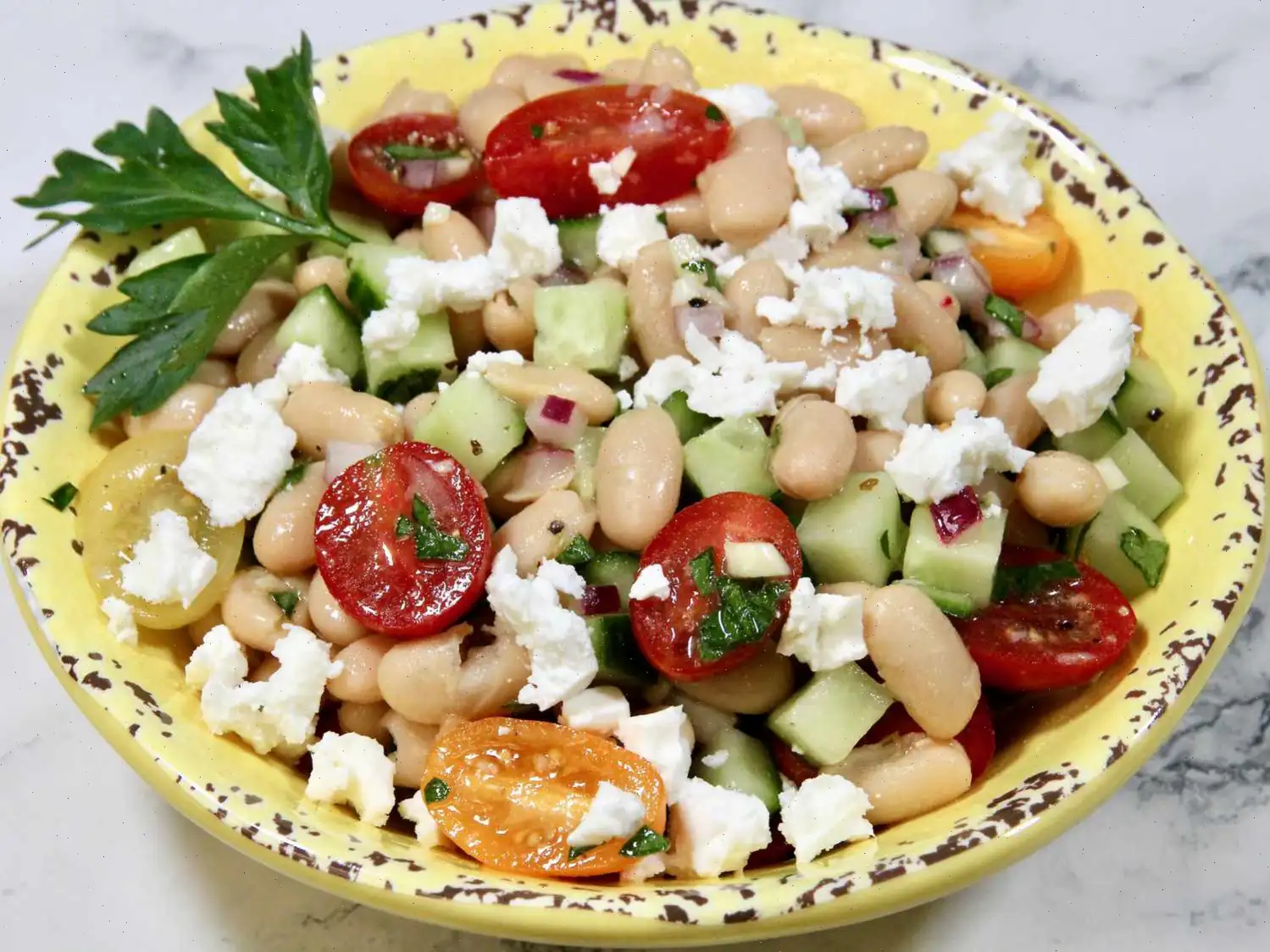 Cannellini Bean Salad with Feta Recipe