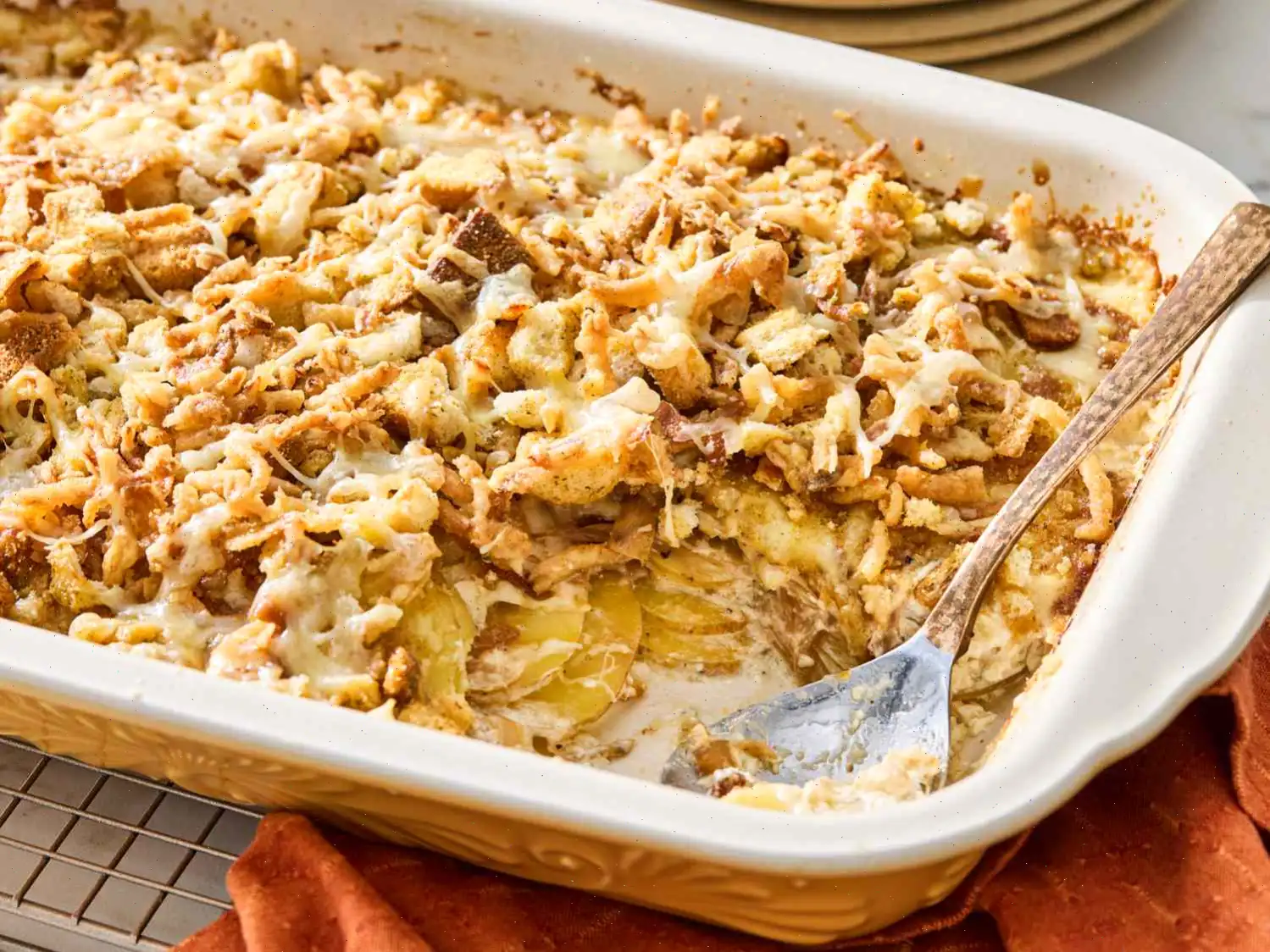 French Onion Potato Gratin Recipe