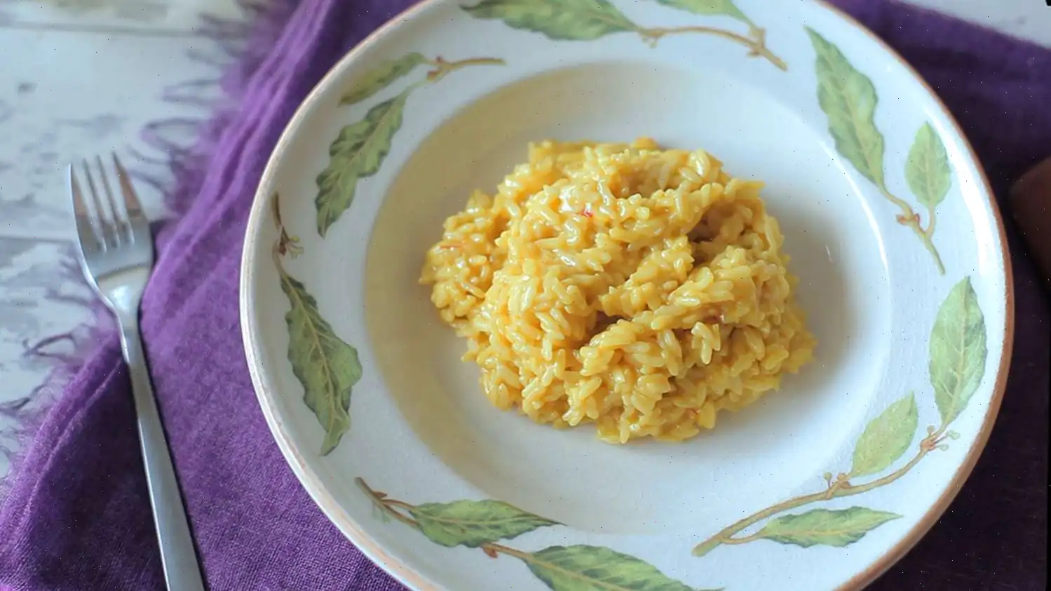Saffron Risotto in the Pressure Cooker Recipe