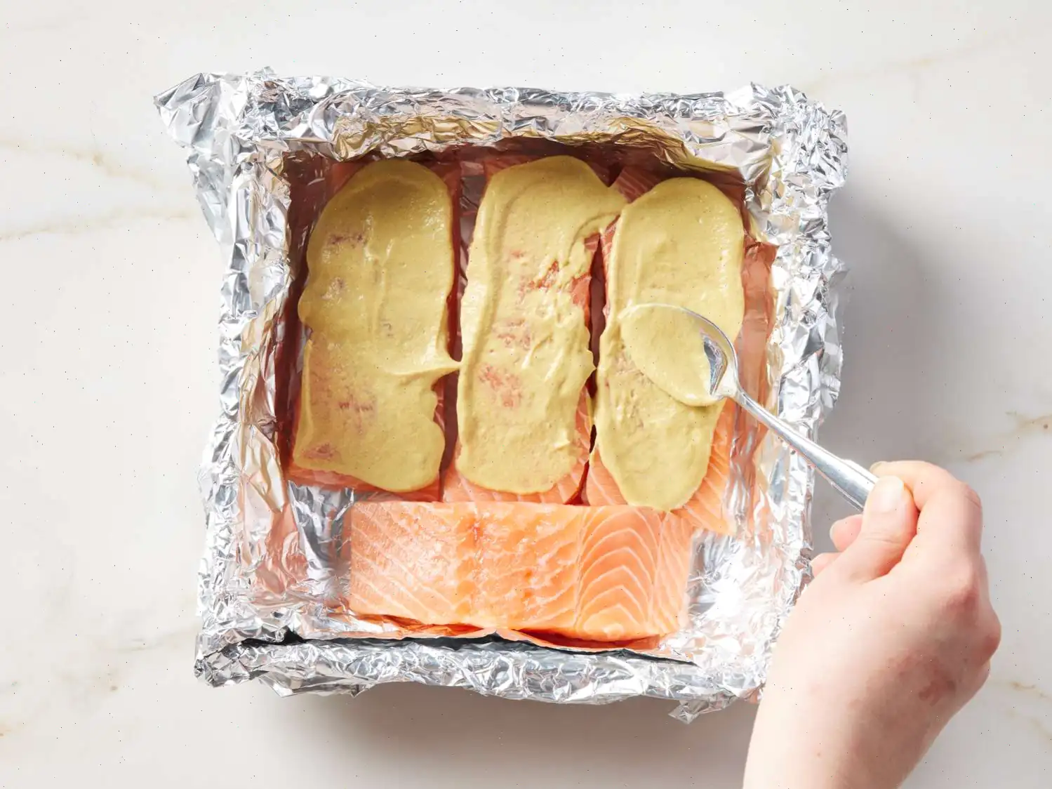 Baked Salmon Fillets Dijon Recipe