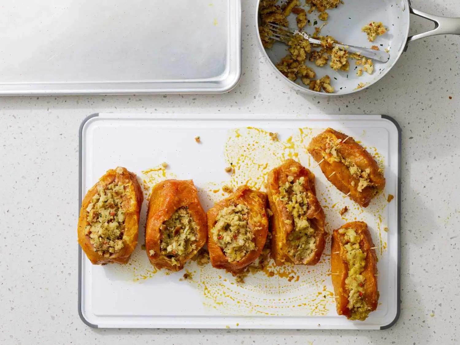 Oven-Baked Stuffed Pork Chops Recipe