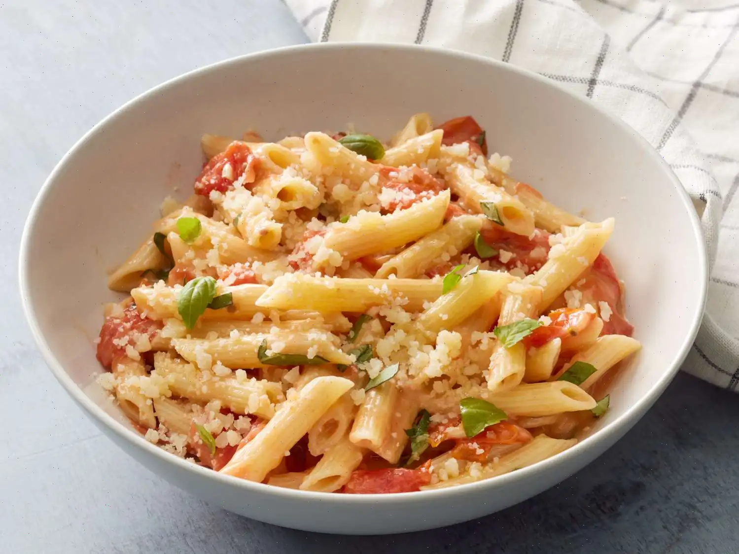 Tomato Basil Penne Pasta Recipe
