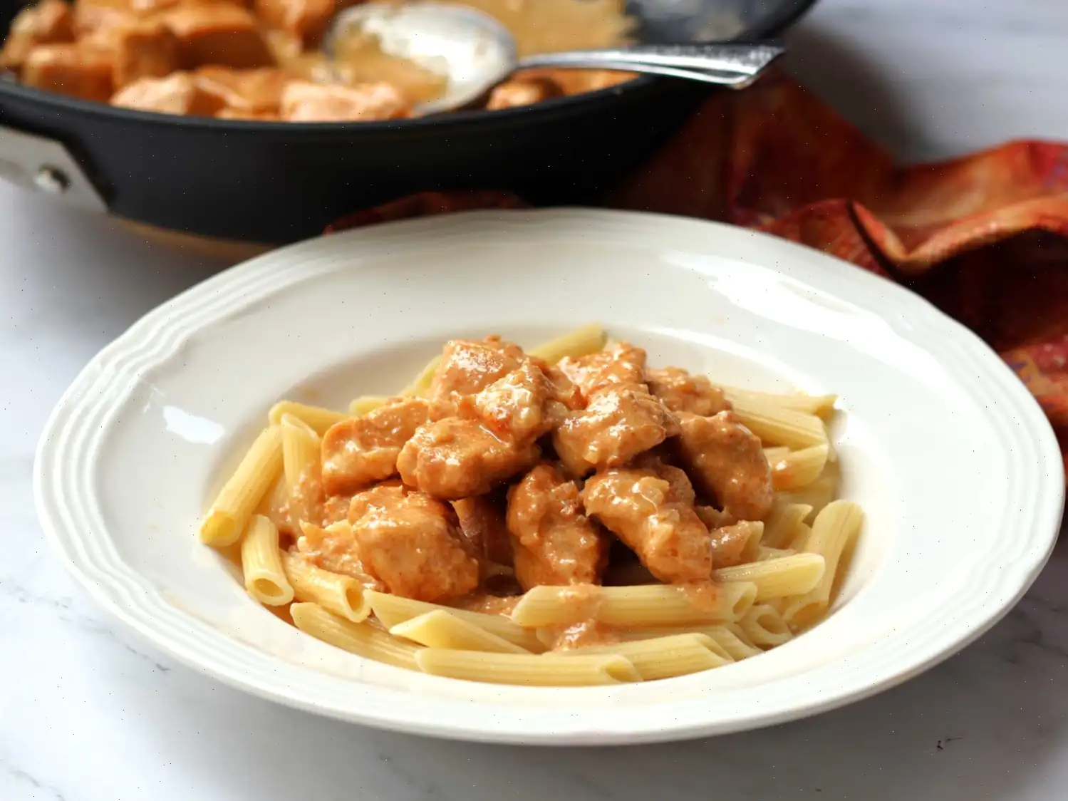 Creamy Garlic Butter Chicken Bites Recipe