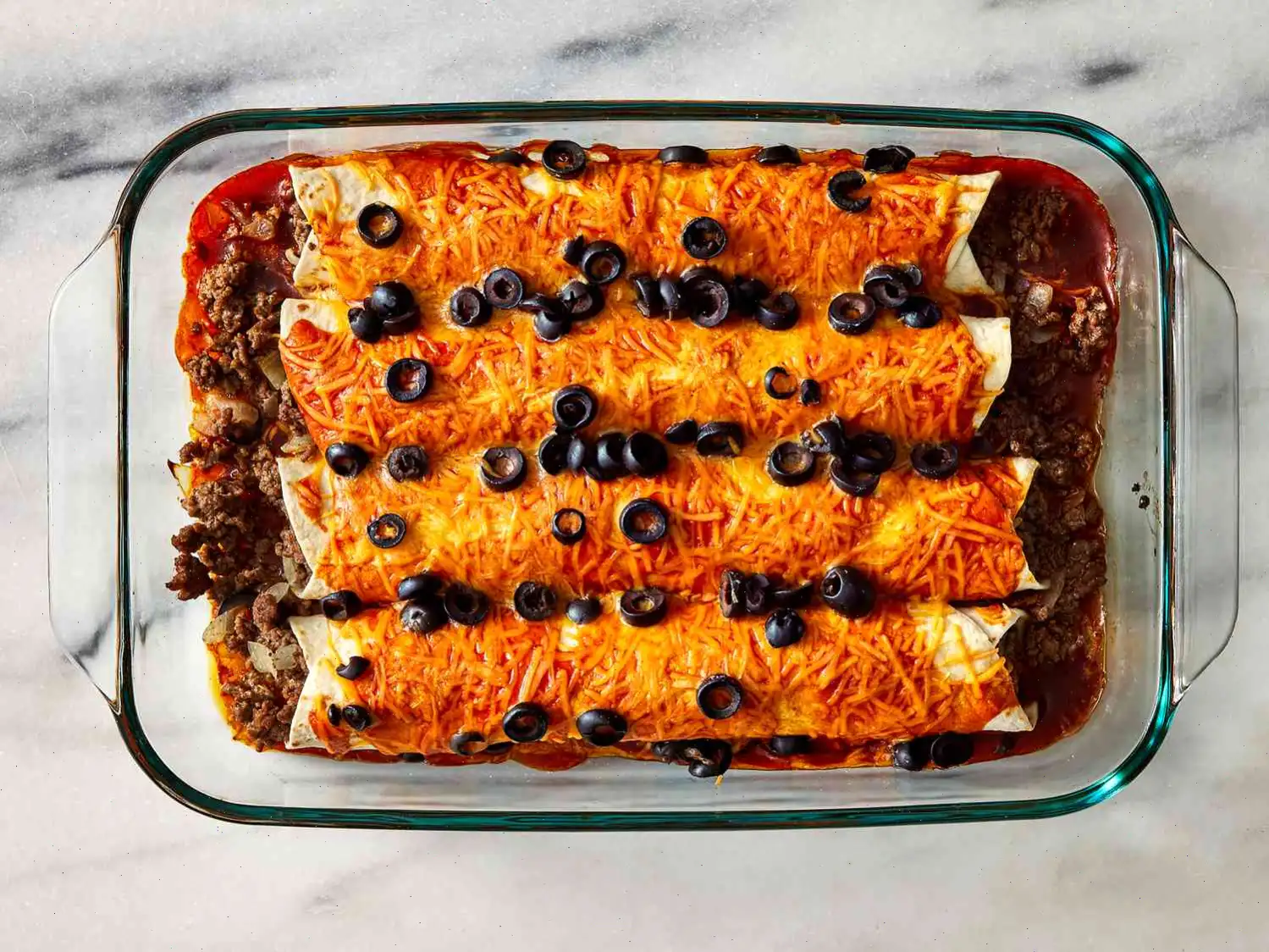 Beef Enchiladas with Flour Tortillas Recipe