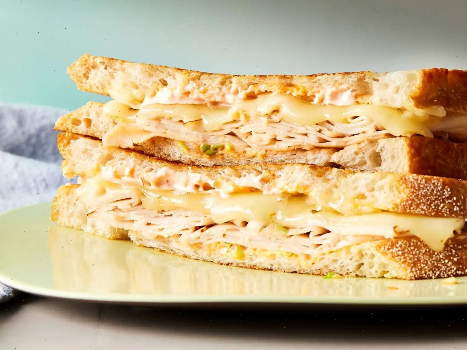 Grilled Hot Turkey Sandwiches Recipe