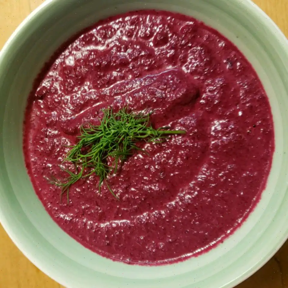 Creamy Beet With Dill Soup Recipe