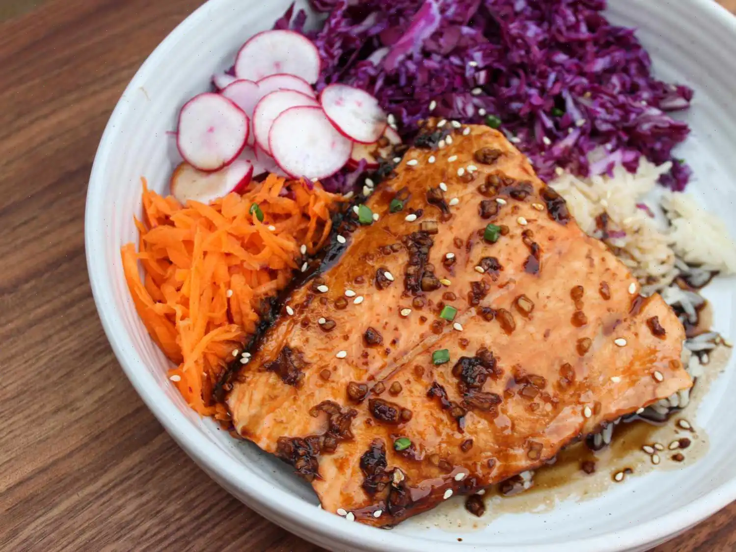 Teriyaki Salmon Bowl Recipe