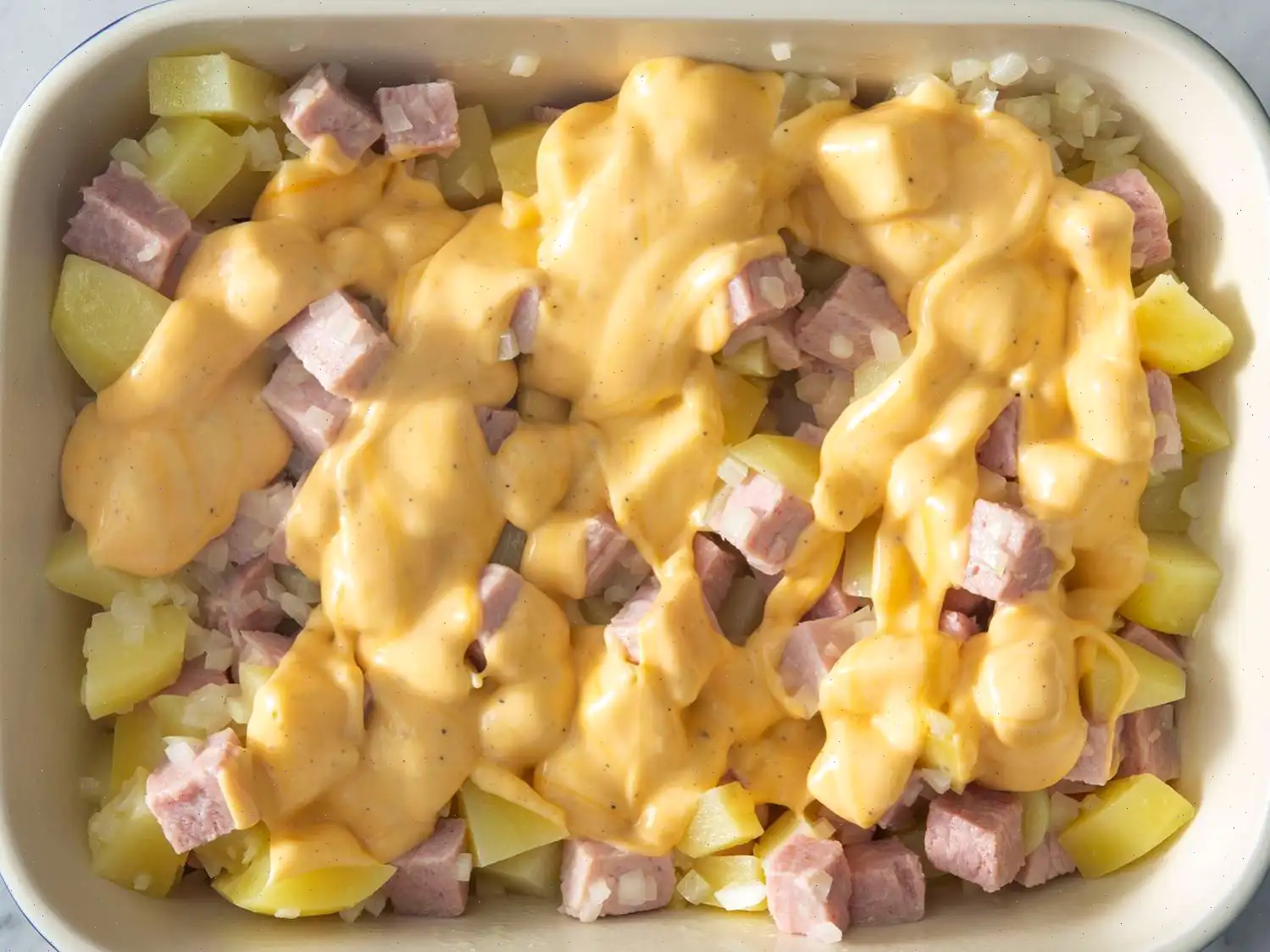 Leftover Ham -n- Potato Casserole Recipe