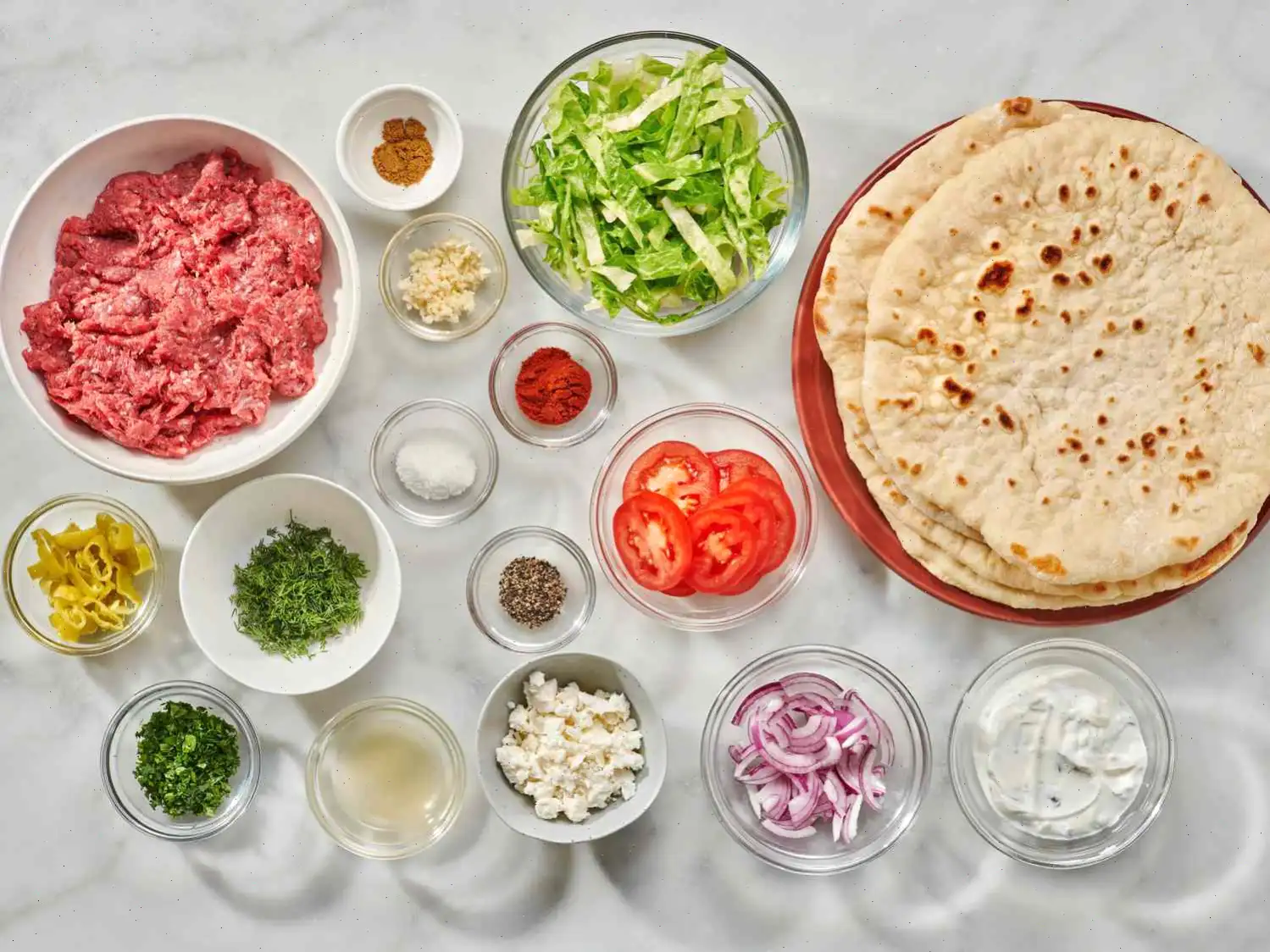 Greek Smashed Pita Recipe