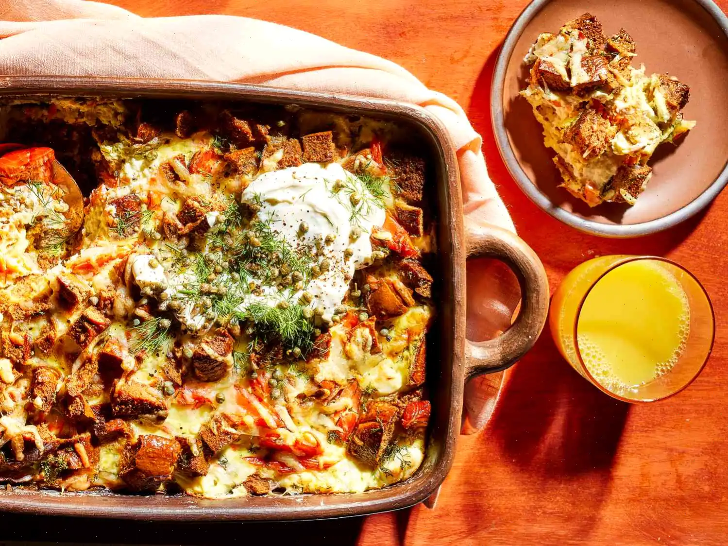 Smoked Salmon Breakfast Casserole Recipe