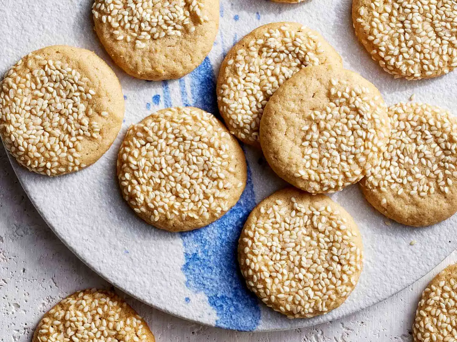 Tahini Butter Cookies Recipe