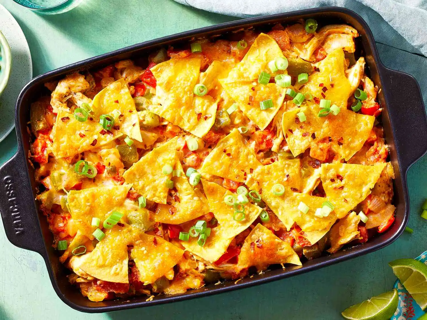 King Ranch Chicken and Fresh Veggie Casserole Recipe