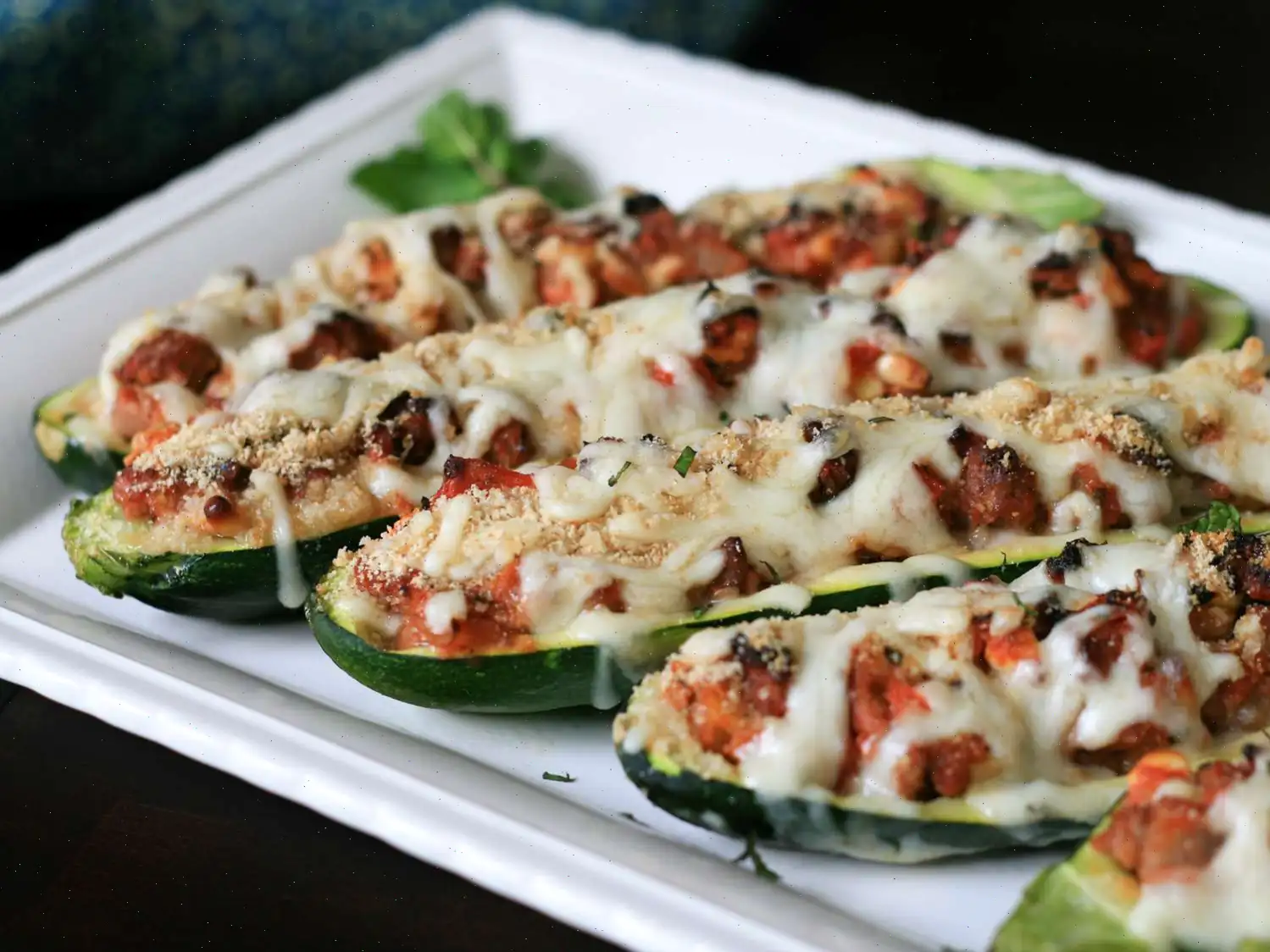 Mediterranean Stuffed Zucchini Recipe