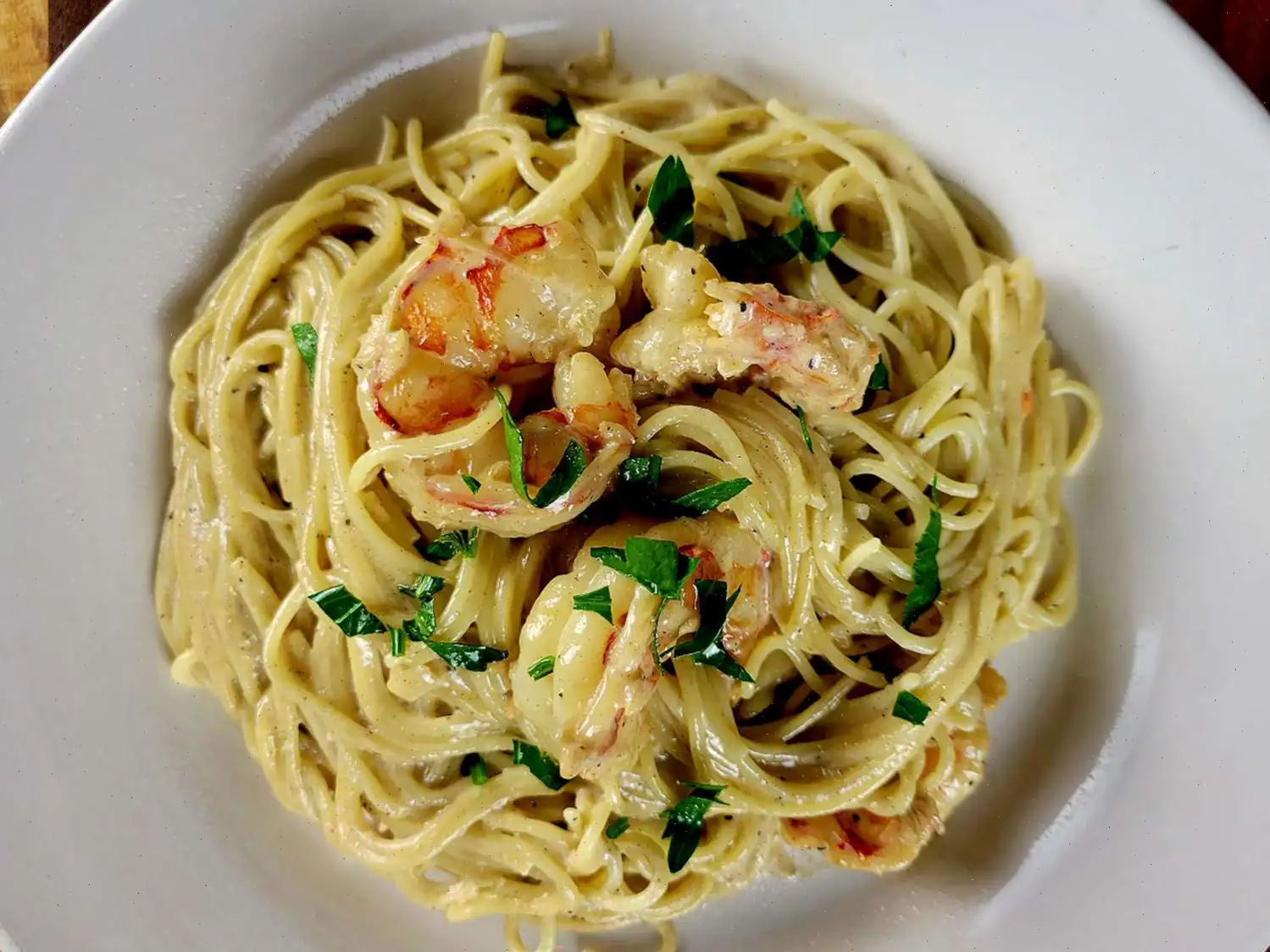Creamy Garlic Butter Shrimp Pasta Recipe