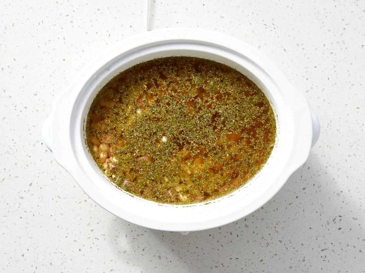 Slow Cooker Ham and Beans Recipe