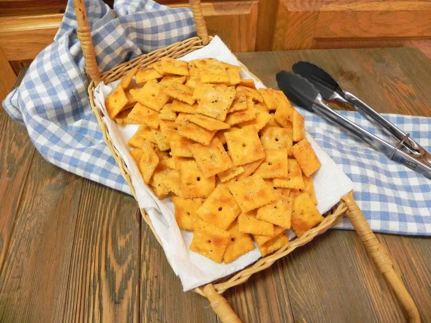Air Fryer Cheesy Ranch Crackers Recipe