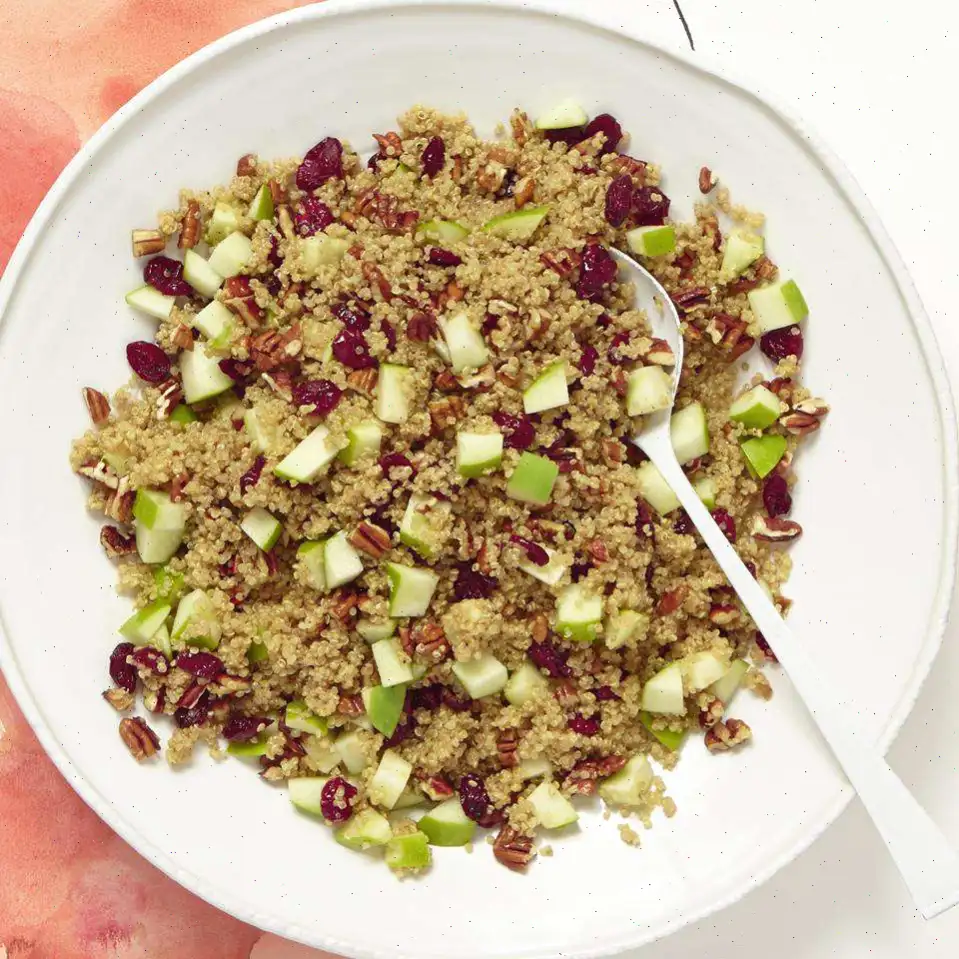 Cranberry Apple Pecan Quinoa Salad Recipe